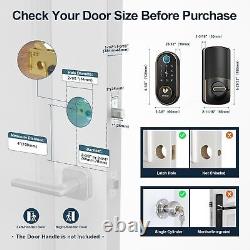 Smart Keyless Entry Door Lock Fingerprint Oil Rubbed Bronze