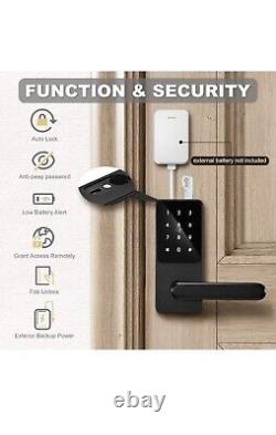 Smart Keyless Entry Door Lock with Reversible Handle