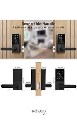 Smart Keyless Entry Door Lock with Reversible Handle