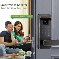 Smart Keyless Entry Fingerprint Door Lock Digital Touchscreen Biometric Security