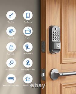 Smart Lock App Control with Keypad Keyless Entry Door Lock Deadbolt for Front Do