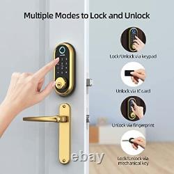 Smart Lock Deadbolt Hornbill Fingerprint Door Lock with Keypad Bluetooth Elec