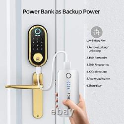Smart Lock Deadbolt Hornbill Fingerprint Door Lock with Keypad Bluetooth Elec