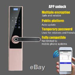 Smart Lock Digital Electronic Code Door Lock APP Touchscreen Fingerprint Keyless