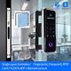 Smart Lock Fingerprint Bluetooth No-wiring Keyless Frameless Glass Sliding Door