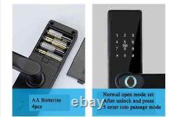 Smart Lock Fingerprint Digital Password Electronic Lock Keyless Access TypeC USB