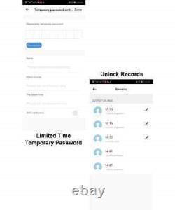 Smart Lock Fingerprint Digital Password Electronic Lock Keyless Access TypeC USB