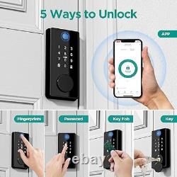 Smart Lock, Fingerprint Door Lock, 5-in-1 Keyless Entry Door Lock, Smart Door