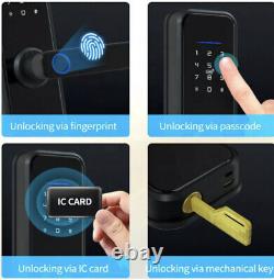 Smart Lock Fingerprint Door Lock Digital Electronic Entry Control Keyless