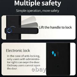 Smart Lock Fingerprint Door Lock Digital Electronic Entry Control Keyless X7