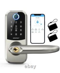 Smart Lock Fingerprint Door Lock, hornbill 5-in-1 Keyless Entry Keypad Door Lock