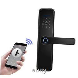 Smart Lock, Fingerprint Door Lock with Reversible Handle, Keyless Entry WiFi