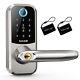 Smart Lock, Fingerprint Keyless Entry Locks With Touchscreen Keypad, Bluetooth