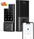 Smart Lock Fingerprint Keyless Entry Wi-fi App Control Ip53 Waterproof