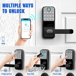 Smart Lock Front Door Keyless Entry Door Lock Smart Door Lock with Handle Digita