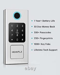 Smart Lock HEANTLE Keyless Entry Door Lock Fingerprint Electronic Deadbolt Di