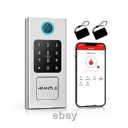 Smart Lock, HEANTLE Keyless Entry, Fingerprint Electronic Deadbolt Digital Bl