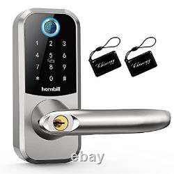 Smart Lock, Hornbill Fingerprint Keyless Entry Locks with Touchscreen Front Door
