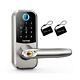Smart Lock, Hornbill Fingerprint Keyless Entry Locks With Touchscreen Keypad, B