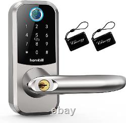 Smart Lock, Hornbill Fingerprint Keyless Entry Locks with Touchscreen Keypad, Blue