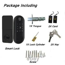 Smart Lock Keyless Electronic Bluetooth TTlock Biometric Fingerprint Keys Auto L