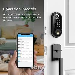 Smart Lock Keyless Entry Deadbolt Door Lock SMONET Electronic Bluetooth with
