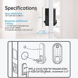 Smart Lock, Keyless Entry Deadbolt Door Lock, SMONET Electronic Bluetooth with