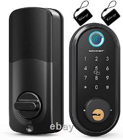 Smart Lock, Keyless Entry Deadbolt Door Lock, SMONET Electronic Bluetooth with B