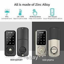 Smart Lock Keyless Entry Deadbolt Door Lockshornbill Smart Lock Front DoorDig