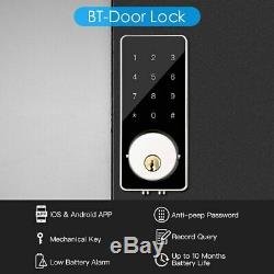 Smart Lock Keyless Entry Door Lock Deadbolt Digital Electronic Bluetooth Door