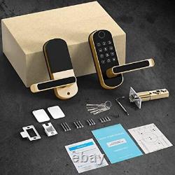 Smart Lock, Keyless Entry Door Lock, Fingerprint Door Lock, Digital Door Gold