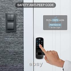 Smart Lock, Keyless Entry Door Lock Hbodier 5-In-1 Smart Door Lock for Front Doo