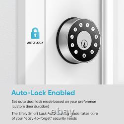 Smart Lock, Keyless Entry Door Lock, Smart Deadbolt, Smart Deadbolt, Silver