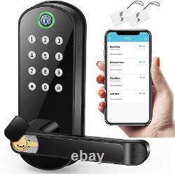 Smart Lock, Keyless Entry Door Lock, Smart Door Lock with Handle, Smart Lock for
