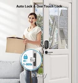Smart Lock, Keyless Entry Door Lock, Smart Locks for Front Door Matte Black
