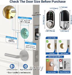 Smart Lock, Keyless Entry Door Lock, Smart Locks for Front Door with App Control