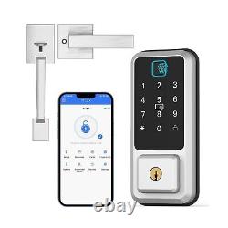 Smart Lock Keyless Entry Door Lock with Handles CINOP Fingerprint Smart Deadb