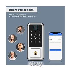 Smart Lock Keyless Entry Door Lock with Handles CINOP Fingerprint Smart Deadb