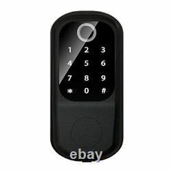 Smart Lock, Keyless Entry Door Locks with Keypad, Deadbolt Fingerprint Black