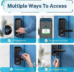 Smart Lock, Kucacci Fingerprint Smart Door Lock, Keyless Entry Door Locks