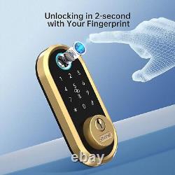 Smart Lock SMONET Bluetooth Keyless Entry Keypad Gold