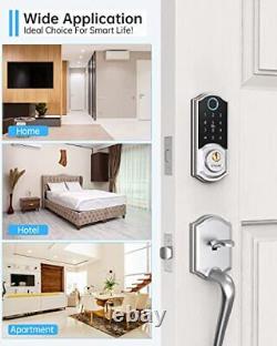 Smart Lock SMONET Keyless Entry Door Lock Fingerprint Door Lock Smart Deadbol