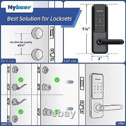 Smart Lock, Smart Door Handle, Fingerprint, Keyless Entry Door Lock with Handle
