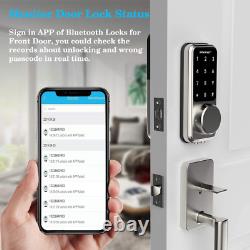 Smart Lock, Smonet Wifi Keyless Entry Door Lock Deadbolt Bluetooth Electronic Loc