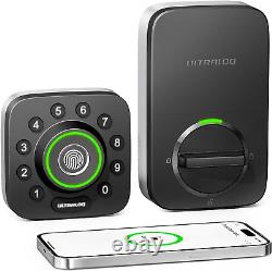 Smart Lock, U-Bolt Pro, 6-In-1 Keyless Entry Door Lock with App, Bluetooth and