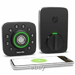 Smart Lock U-Bolt Pro, 6-in-1 Keyless Entry Door Lock Fingerprint + Bluetooth