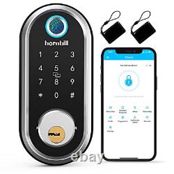 Smart Lock, hornbill Fingerprint Deadbolt Lock with Touchscreen Keypad, Keyless