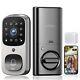 Smart Lock With 2k Camera 6 In 1 Camera Doorbell Fingerprint Keyless Entry Lock