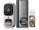 Smart Lock With Camera, 6 In 1 Camera+doorbell+fingerprint Keyless Entry Door Lo