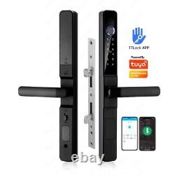 Smart Lock with Camera Keyless Access Door Lock Handle Ultra Thin Stainless Stee